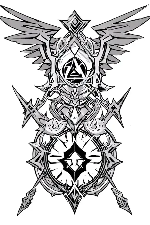 yugioh millennium items tattoo design idea