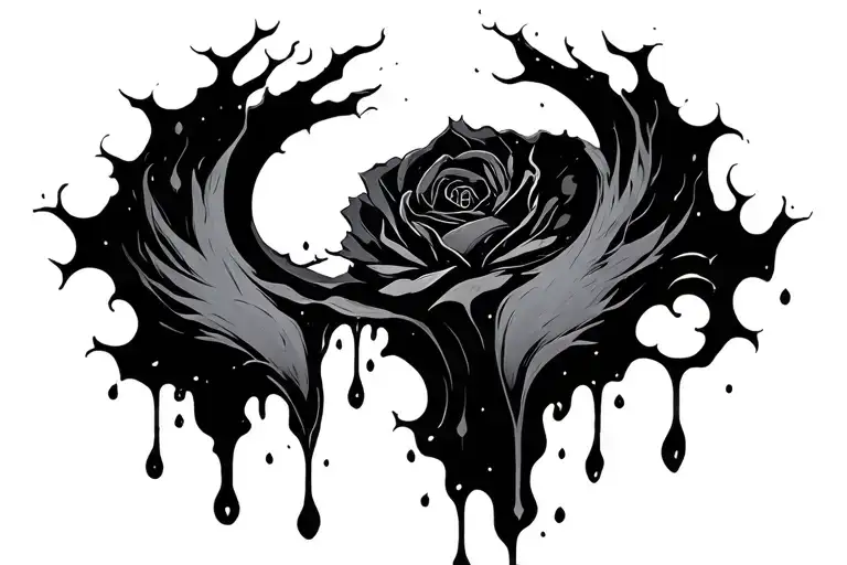 The blood of the covenant is thicker than the water of the womb tattoo design idea