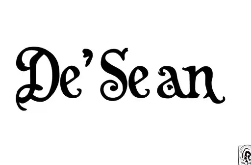"De'Sean" tattoo design idea