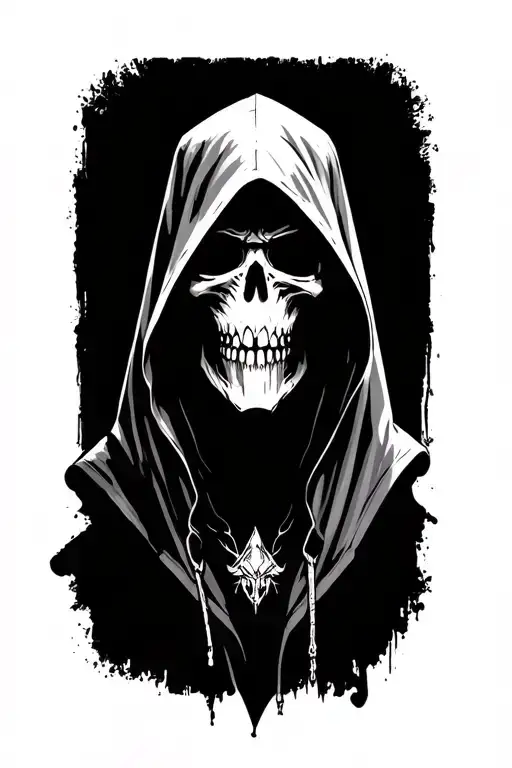 Hooded Reaper Tattoo tattoo design idea
