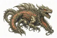 Fallout with a dragon tattoo design idea