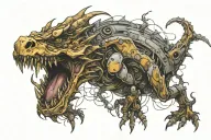 Fallout with a dragon tattoo design idea