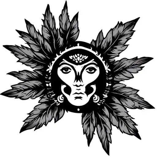 Argentina gemini sign tattoo design idea