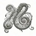 bass clef tattoo design idea