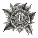 2022 Roman Numerals tattoo design idea