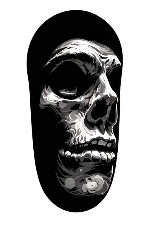 temptations, sex, money, power, greed, gambling tattoo design idea