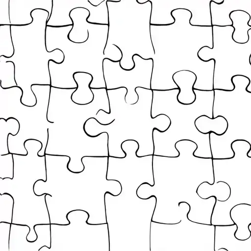 jigsaw puzzle peice being placed without hand tattoo design idea