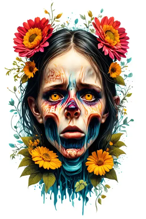 depression survivors tattoo design idea