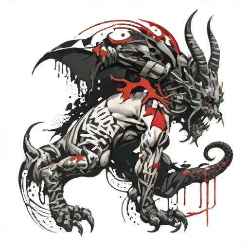 text by JJ with a devil's tail tattoo design idea