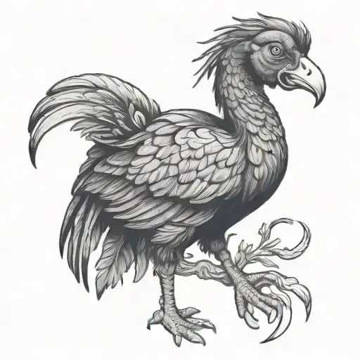 Dodo tattoo design idea