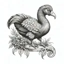 Dodo tattoo design idea