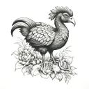 Dodo tattoo design idea