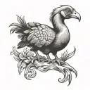 Dodo tattoo design idea