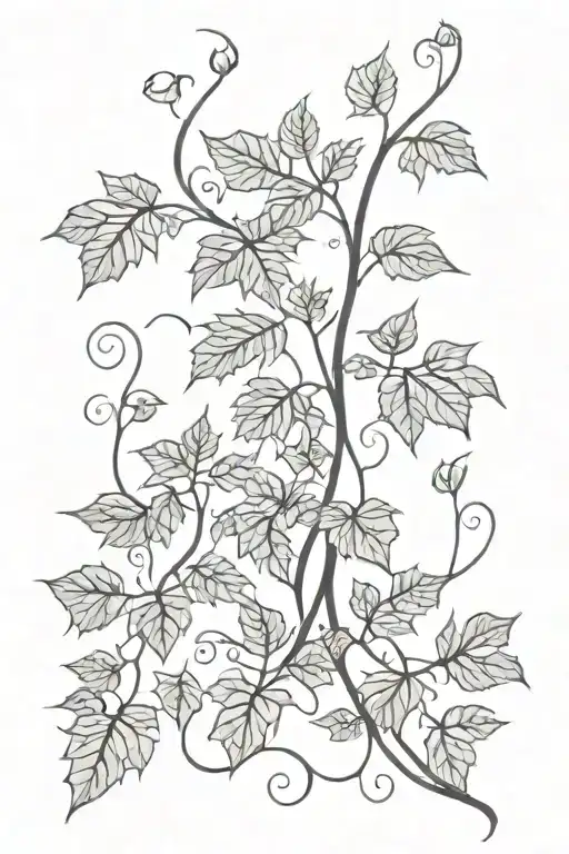 ivy vine leg wrap tattoo tattoo design idea