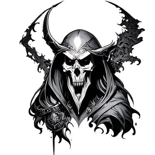 Warlock tattoo design idea