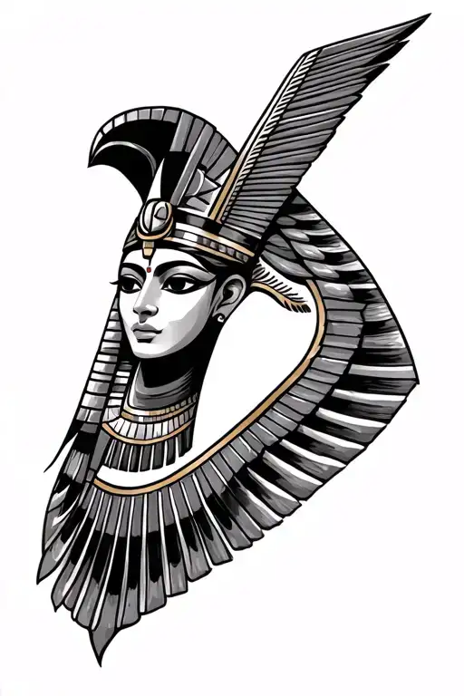 Egyptian heritage tricep tattoo tattoo design idea