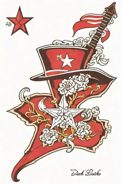 memorial for Dad, Dallas cowboys and bud light beer tattoo design idea