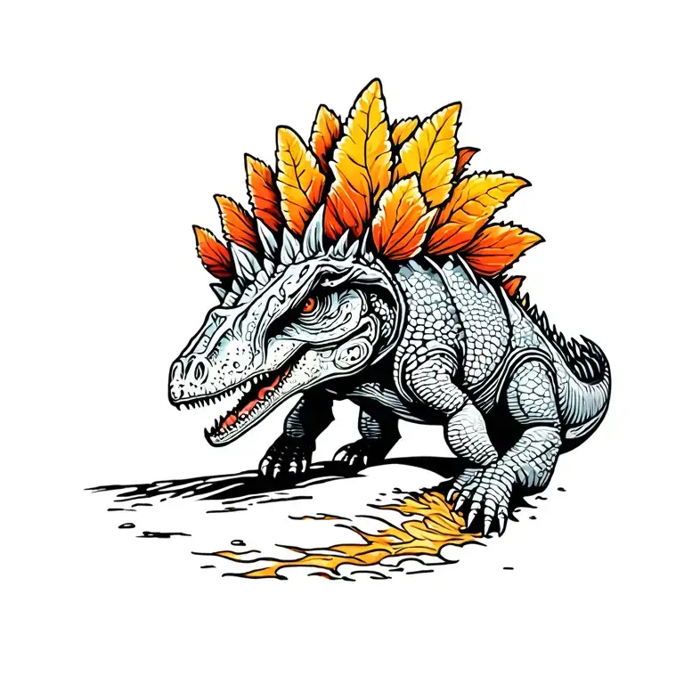 ankylosaurus tattoo design idea
