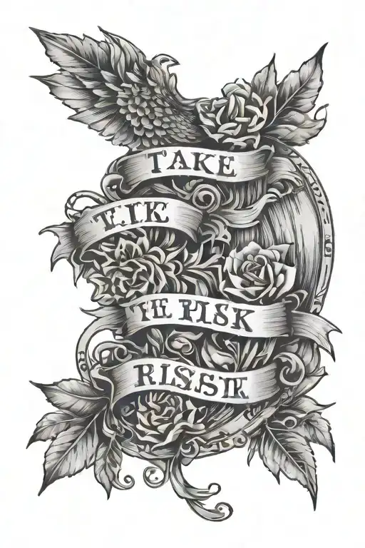 Take The Risk Ecclesiastes 11:4 tattoo design idea
