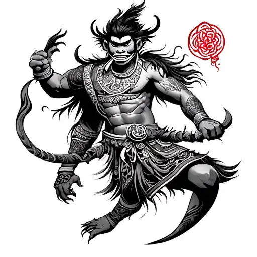 wukong hmong tattoo design idea