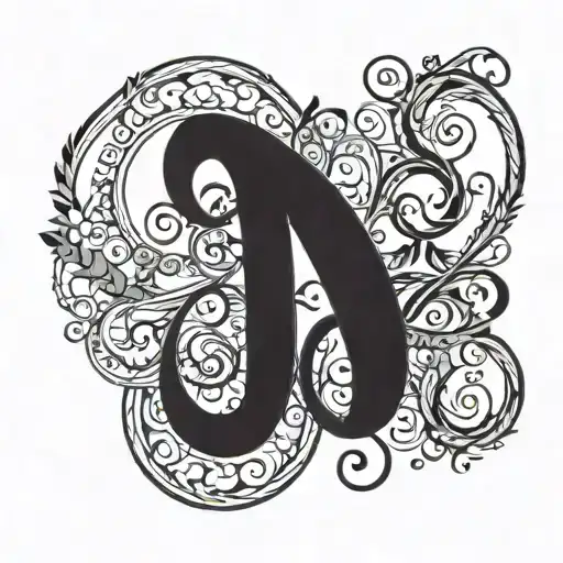 Create a tattoo design featuring the word 'Believe' seamlessly incorporated into an infinity symbol. The letters of the  tattoo design idea