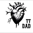 mechanical heart dad tribute forearm sleeve tattoo tattoo design idea