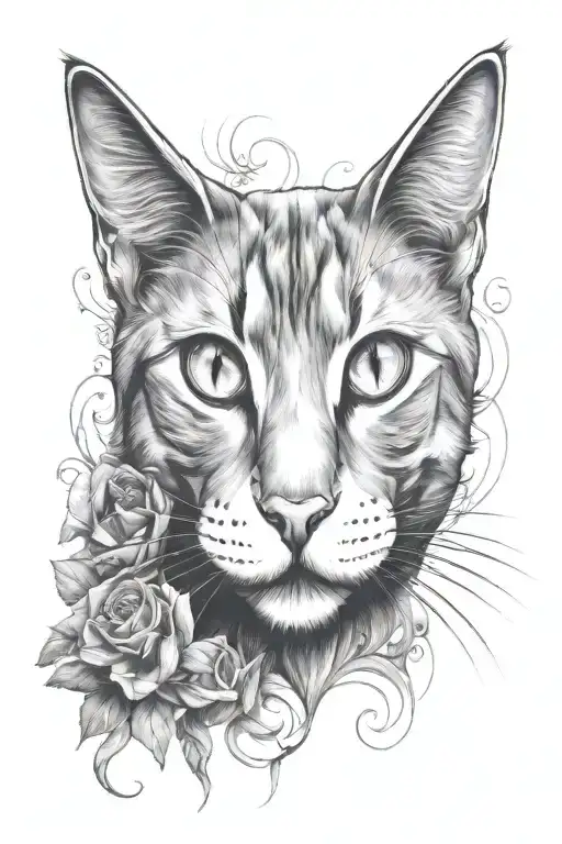 cat memorial tattoo tattoo design idea