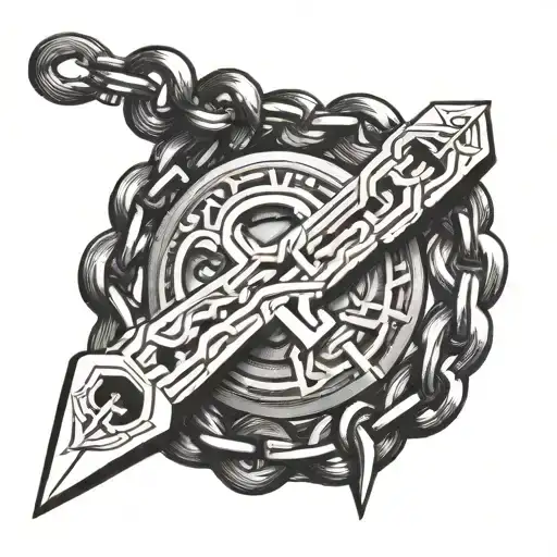Kurapika Chain tattoo design idea