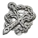 Kurapika Chain tattoo design idea