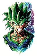 cell perfect form dbz tattoo design idea