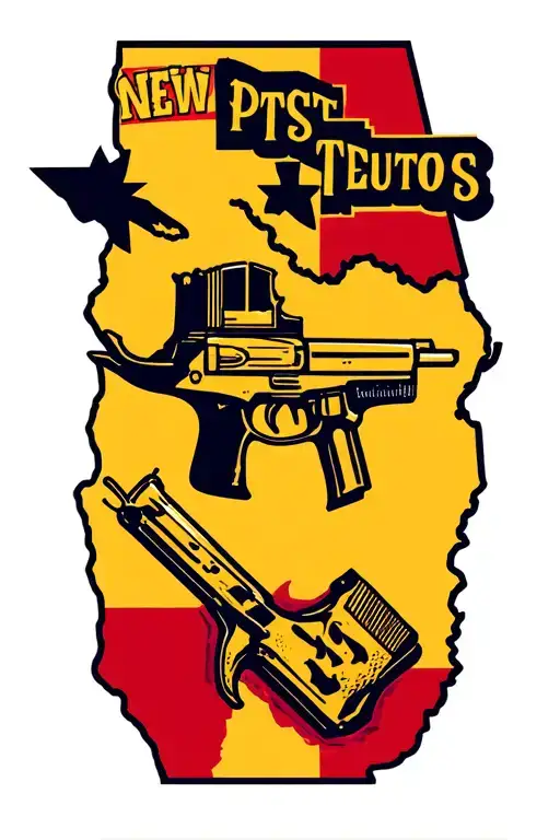 combine Pittsburgh and Texas into a tattoo tattoo design idea