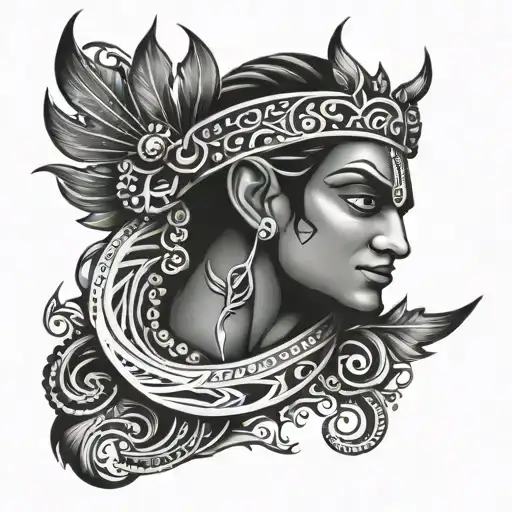 Raj tattoo design idea