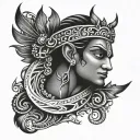 Raj tattoo design idea