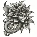 Raj tattoo design idea