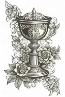 Unitarian chalice close tattoo design idea