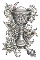 Unitarian chalice close tattoo design idea