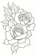 diet coke with rose growing tattoo design idea