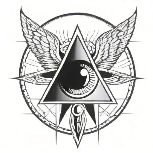 eye of osiris tattoo design idea