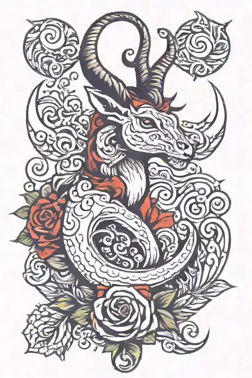 Ari, Capricorn, Grand Rapids tattoo design idea