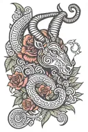 Ari, Capricorn, Grand Rapids tattoo design idea