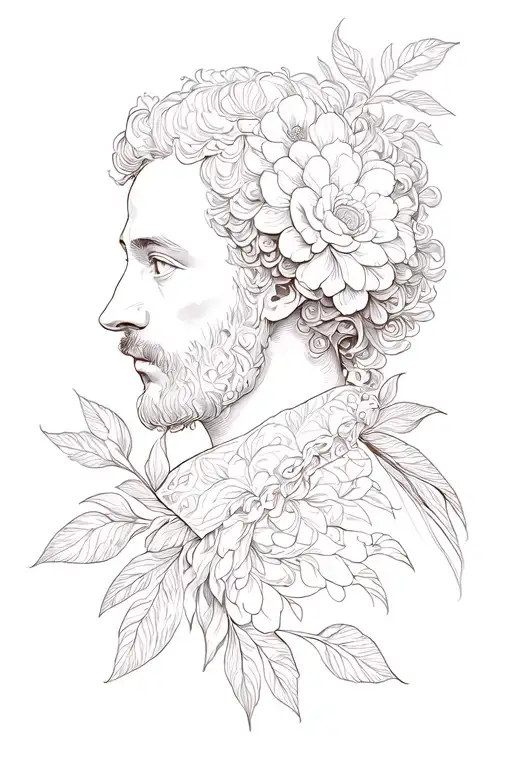 William Morris art tattoo design idea