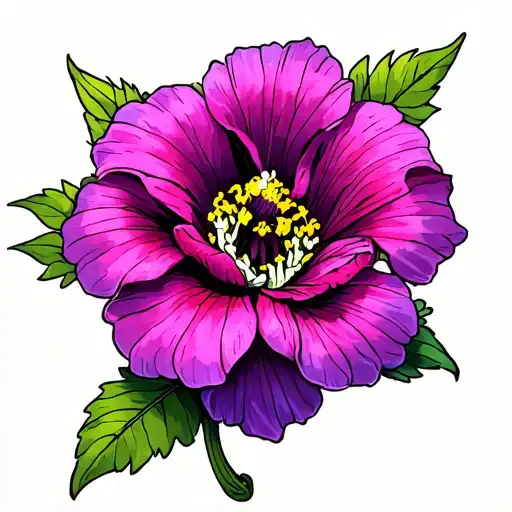 sweet william flower tattoo design idea