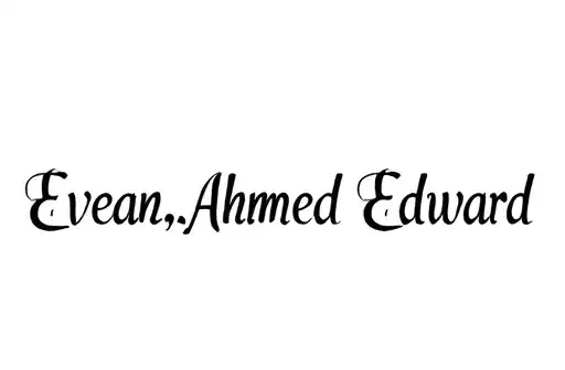 "Evean,Ahmed,Edward
" tattoo design idea