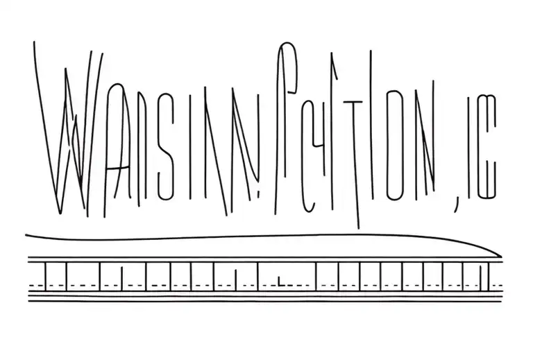 Washington DC tattoo design idea