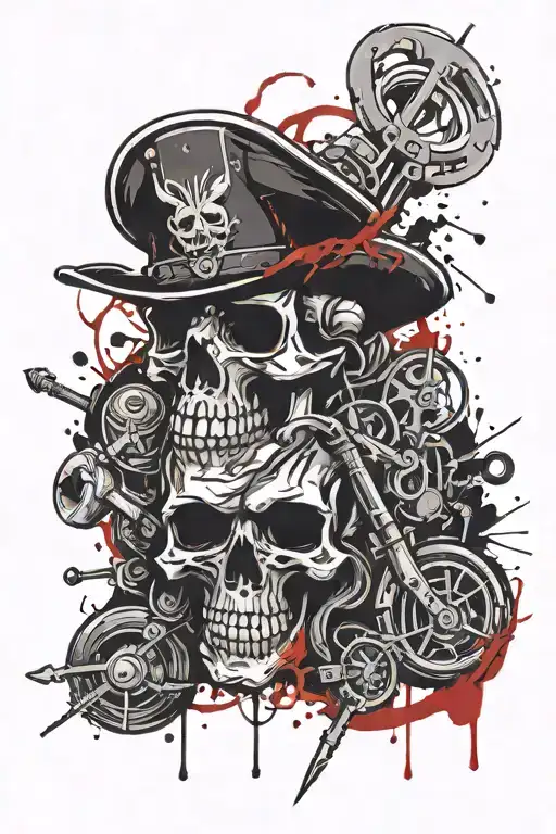 motorhead logo tattoo design idea