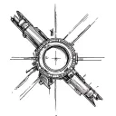 Sniper scope tattoo design idea