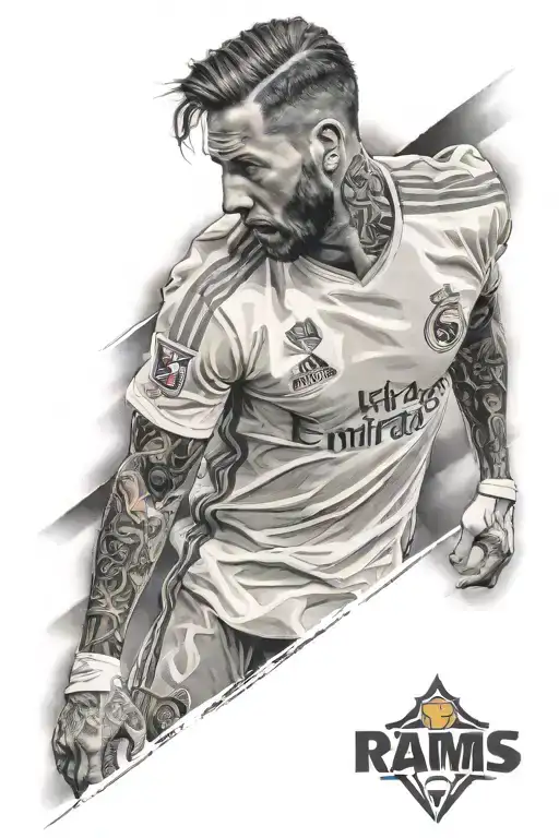 Sergio Ramos tattoo design idea