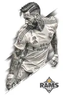 Sergio Ramos tattoo design idea