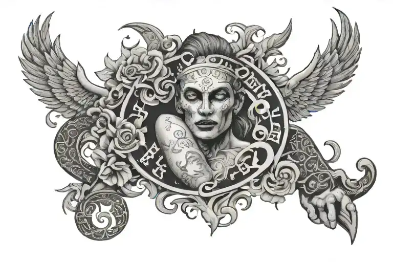 The Herald Newspaper front page covering full torso tattoo design idea