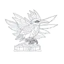 lego kingfisher tattoo design idea